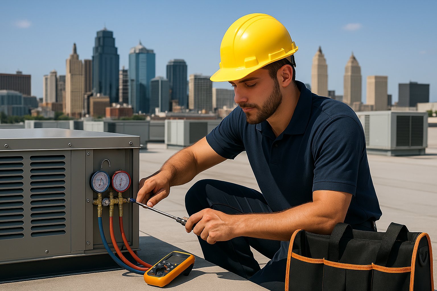 AC repair technician Gladstone MO Kansas City